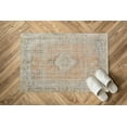 thumbnail image 5 of Orange Rugs, Muted Rugs, Medallion Rug, Boho Rug, Turkish Rug, Living Room Rug, Large Rug, Corridor Rug, Non-Slip Carpet, Salon Rug, 2.6'x4' - 80x120 cm, 5 of 8