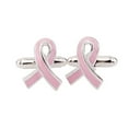 thumbnail image 2 of Men\'s Shirt Cufflinks Cancer Awareness Pink Ribbon Pattern, 2 of 6