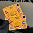 thumbnail image 5 of Cartoon Cute Kids Tablet Case For iPad Mini 1 2 3 4 5 6 7 Air 11 6 Pro 10.2 10.9 inch iPad Air Pro 11 2024 Silicone Winnie the Pooh Rotate Bracket Tablet Cover, 5 of 5