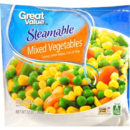 Great Value Steamable Mixed Vegetables, 12 oz - Walmart.com