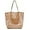 khaki, variant on Mesh Beach Bag, Casual Tote Bag, Foldable Women Shoulder Bag For Beach Pool Picnic Vacation, Black