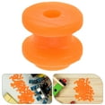 thumbnail image 3 of 50 piezas modelo de polea de ranura única mini conjunto de polea de correa de plástico para maquinaria de construcción proyectos de ingeniería de bricolaje naranja, 3 of 3
