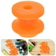 thumbnail image 2 of 50 piezas modelo de polea de ranura única mini conjunto de polea de correa de plástico para maquinaria de construcción proyectos de ingeniería de bricolaje naranja, 2 of 5