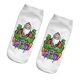 thumbnail image 2 of Gibobby Calcetines mullidos de Navidad Calcetines de Navidad para mujer, estampado informal, bonitos calcetines de , 4 pares (Rojo,Rosa,Verde, Unitalla), 2 of 5