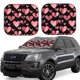 thumbnail image 1 of Fotbe Hearts Juego de 2 Piezas de Parasoles para Parabrisas | Bloqueador Solar para Auto | Accesorios Plegables para Protección Solar Interior-Large, 1 of 6