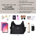 thumbnail image 3 of Bolso bandolera Baggallini Essential Hobo con RFID para mujer, color negro, 3 of 6