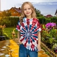 thumbnail image 3 of Maean Boys Summer Tshirts Tie Dye Printed Short Sleeve Trendy Shirts for Kids Fashion Tee 3-14T, 3 of 7