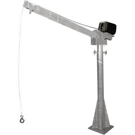 Vestil WTJ-20-4-AC-GAL AC Powered Jib Crane - 2000 lbs, Galvanized