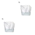 thumbnail image 2 of Transemion Water Bag Lightweight Storage Jug Good Sealing Waters Bottle Water Container 5L 2Set, 2 of 6