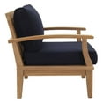 thumbnail image 4 of Modway Marina 3 Piece Outdoor Patio Teak Set in Natural Navy, 4 of 6