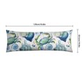 thumbnail image 6 of Long Body Pillow Cover – Soft & Breathable, Hidden Zipper, 20"x54", Ocean Theme with Starfish, Seahorse & Coral Print – Gift for Side Sleepers, Pregnancy, Beach & Nautical Decor, 6 of 7