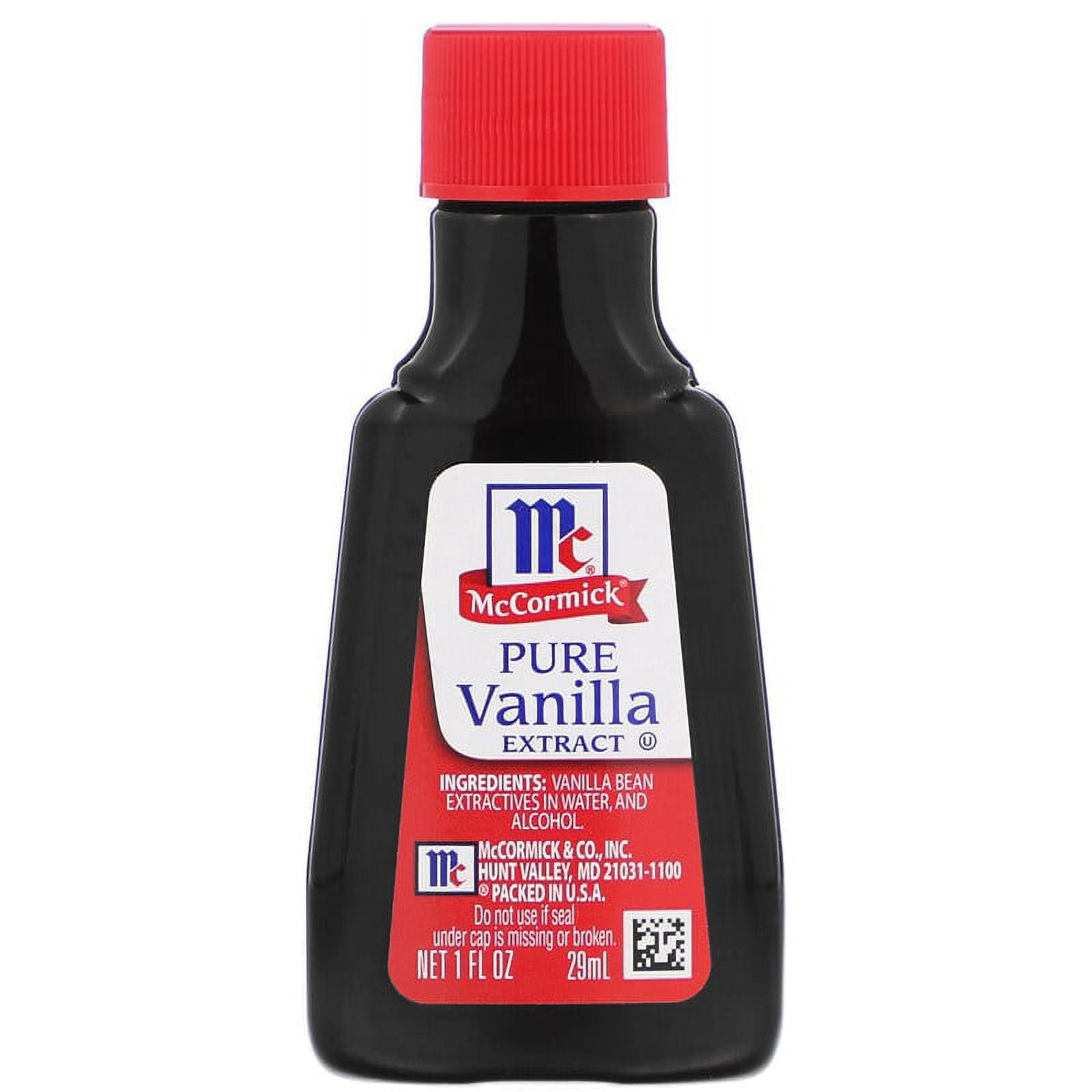 McCormick Pure Vanilla Extract 1 fl oz (Pack of 4)