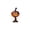 Orange, variant on Resin LED Witch Hat Lamp with USB Plug, Handcrafted Stained Gothic Wizard Hat Lights For Decor, Spooky Mini Night Light for Bedroom & Living Room Halloween Ornament