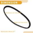 thumbnail image 4 of Cinturón de transmisión Unique Bargains No.JW1G62410000 V-Belt para Golf Cart Yamaha YDRA 2007-2013, 4 of 7