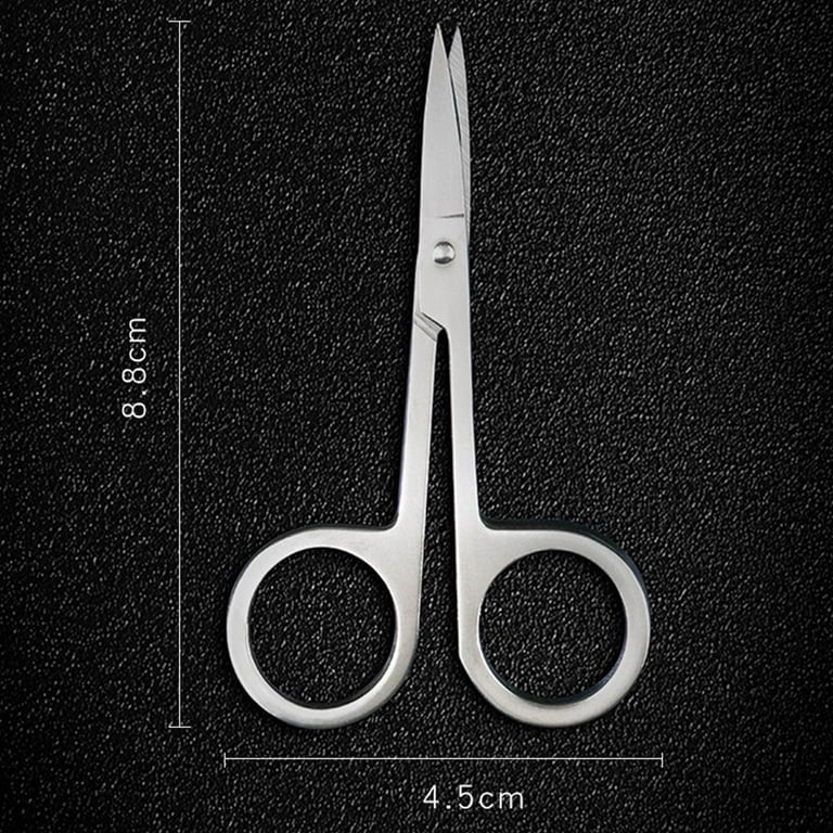 JaSiM Hair Scissors - Hair Cutting Scissors – 6.5” Scissors to Cut Hair -  Black Haircut Scissors - Hair Shears - Mustache Scissors - Hair Scissors