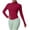 Red-workout tops for women, variant on FNFYFH Women's Cropped Running Workout Jackets Zip Up Slim Fit Yoga Jacket Quick Dry Athletic Tops with Thumb Holes