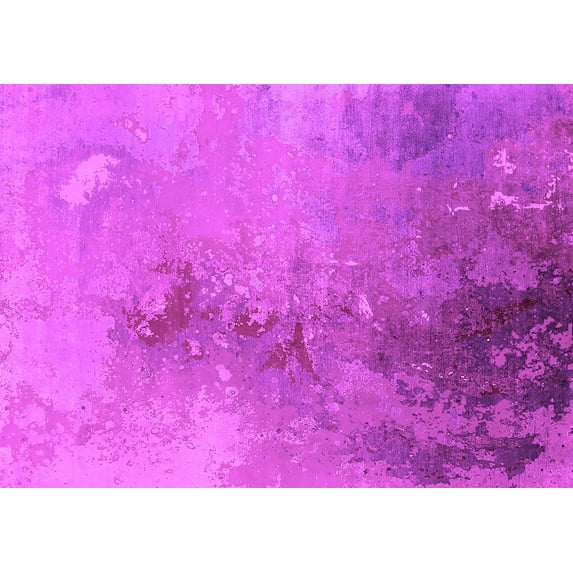 Ahgly Company Indoor Rectangle Oriental Pink Industrial Area Rugs, 8' x 10'