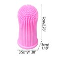 thumbnail image 3 of TopLLC Pet Finger Toothbrush Dog Toothbrush AVOID Stone Small Fingerbrush Finger Teeth Care, 3 of 5
