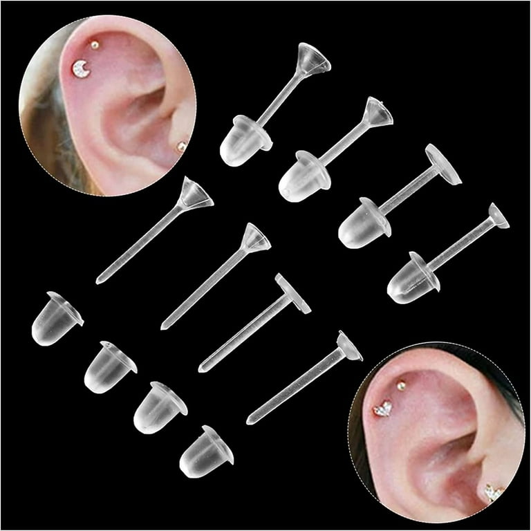 Rubber shop cartilage earrings