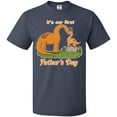 thumbnail image 3 of Inktastic It's Our 1st Father's Day Brontosaurus Family T-Shirt, 3 of 5