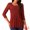 Wine Red, variant on DARING DIVA Pleated Double Layers Mesh Blouse S Wine Red