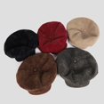 thumbnail image 4 of LinYooLi Japanese Oversized Corduroy Newsboy Hats for Women Vintage Unisex Paperboy Painter Beret Cap, 4 of 4