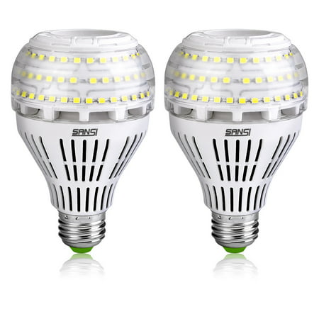 SANSI A21 22W (250-200Watt Equivalent) Omni-Directional Ceramic LED Light Bulbs 3000 lumens, 5000K Daylight, CRI 80+, E26 Medium Screw Base Home Lighting