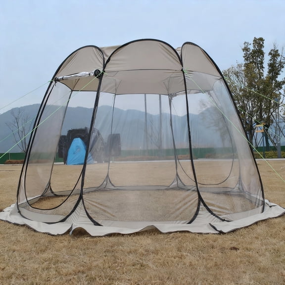 Pop Up Bubble Tent, Weather Proof Garden Igloo Tent, Large Outdoor Camping Shelter with Vent Window, 8 Person Screen House for Party, Backyards, Hiking