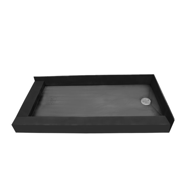 Redi Base 34 x 60 Shower Pan Right Drain Left Dual Curb