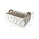 thumbnail image 3 of Cesta de almacenamiento , con asas de transporte Clasificación Caja de contenedor Cajón para baño Hogar Bebés Guardería Juguetes blanco Medio Sunnimix canasta de almacenamiento, 3 of 7