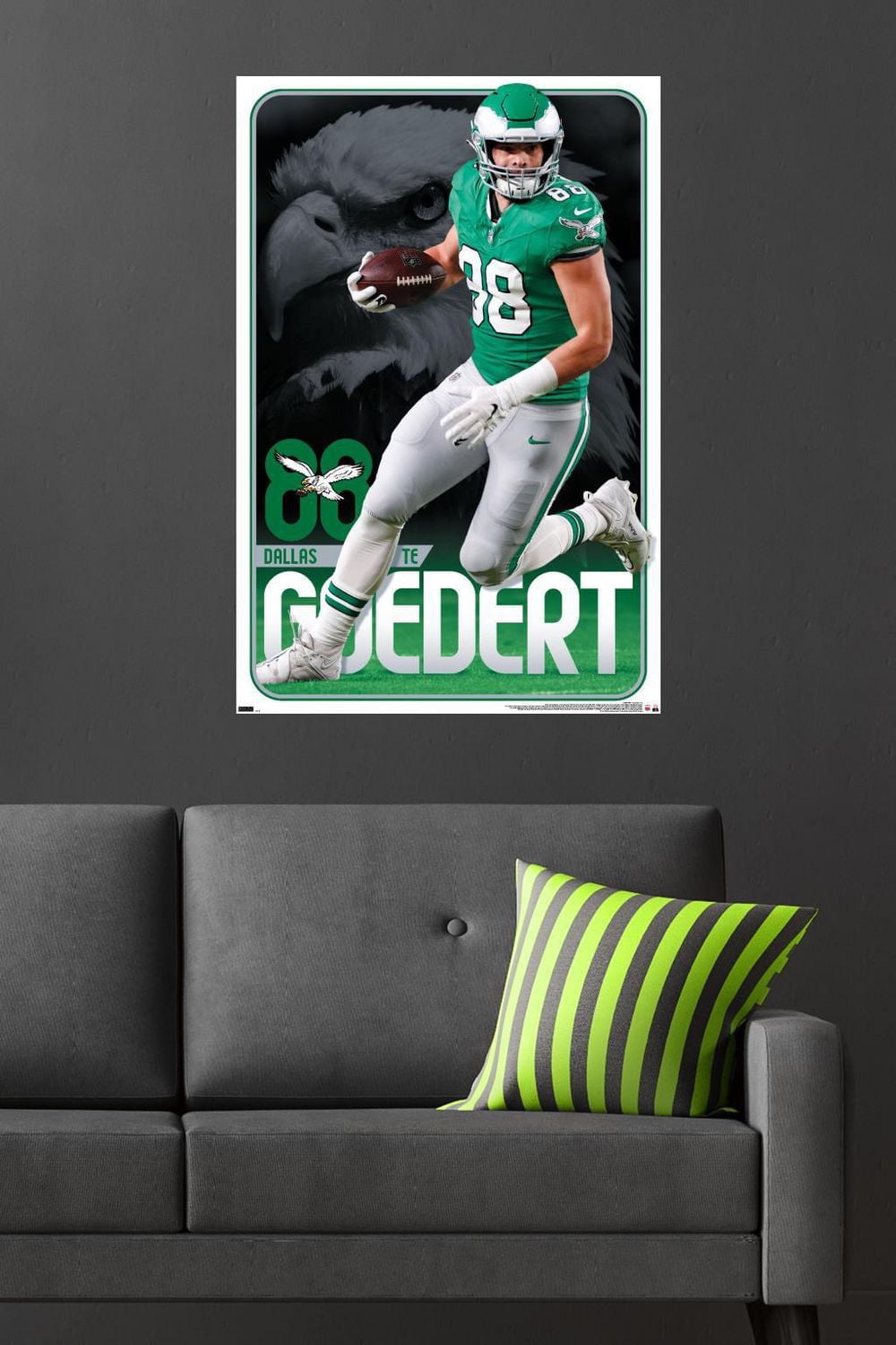 NFL Philadelphia Eagles - Dallas Goedert 24 Wall Poster, 22.375" x 34"