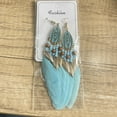 thumbnail image 6 of Feather Earrings for Women Vintage Boho Earrings Long Feather Earrings Black Feather Tassel Earrings Western Bohemian Jewelry for Women, 6 of 6