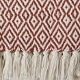thumbnail image 3 of Cinnamon Double Diamond Cotton Throw 50x60, 3 of 3