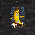 thumbnail image 4 of Inktastic Skateboarding Banana Funny Skater Boys or Girls Baby Bodysuit, 4 of 5