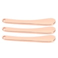 thumbnail image 2 of Makeup Spatula Set, Zinc Alloy 3PCS Rose Gold Glossy Finish Convenient Face Cream Scoop  for Cosmetics Application, 2 of 7