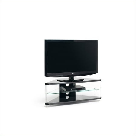 Tech Link Air 42 Acrylic And Glass Corner Tv Stand In Black