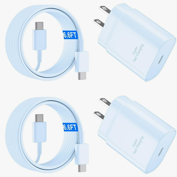 Cargador rápido USB C Ubearkk 25W para Samsung Galaxy S25/S24
