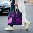 thumbnail image 7 of ZNDUO Women Tote Bag, Casual Handbags Big Capacity Shopping Shoulder Bag- Fairy Tale Mysterious Tree Pattern, 7 of 7