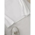 thumbnail image 4 of Women'S Stylish Sports Cartoon T-Shirt Featuring a Lucky Irish Clover Print And Bow Pattern, Perfect for St. Patrick'S Day Celebrations., 4 of 7