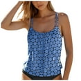 thumbnail image 3 of COMVALUE Women 2026 Tankini Swim Top Only - Tummy Control Swimsuit Bathing Suit Top (Sky Blue, M), 3 of 8