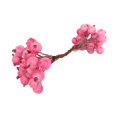 thumbnail image 3 of jifeng Artificial Frosted Holly Berries DIY Christmas Tree Decorations Fake Berries PInk, 3 of 9