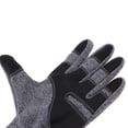 thumbnail image 4 of Guantes de completo térmico de invierno - Pta, XL shamjiam Hombres Mujeres Guantes con cremallera de bicicleta, 4 of 5