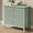 Light Green, variant on Black Fluted 3 Drawer Dresser, 32 inch Wide Dresser Nightstand for Bedroom, Modern Wood Chest of Drawers, Large Painted Nightstand with 3 Drawers for Closet, Hallway, Entryway