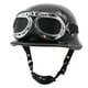 thumbnail image 1 of Casco de moto Vintage Scienceny ABS ajustable unisex Negro brillante, 1 of 6