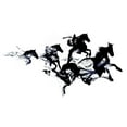thumbnail image 2 of Farkas, Robert 24x16 Black Ornate Wood Framed with Double Matting Museum Art Print Titled - Black Horses, 2 of 4
