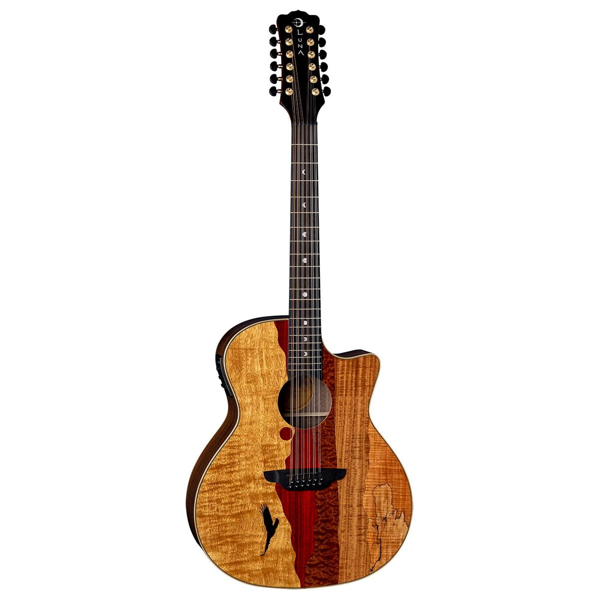 ギター LUNA GUITARS VISTA EAGLE Vista Eagle A/E with Hardshell Case | Luna Guitars