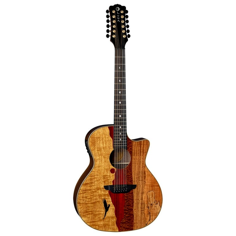 Luna Guitars Vista Eagle 12-String Cutaway Acoustic-Electric