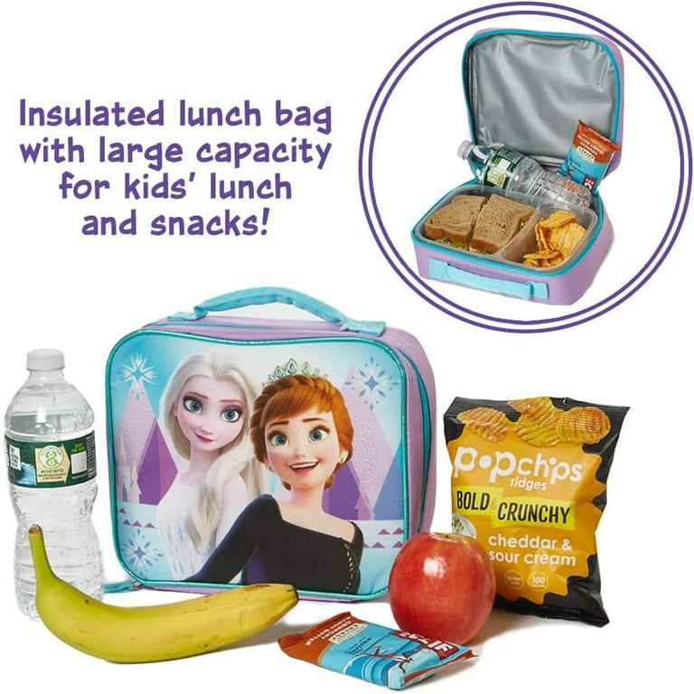 Disney 2328536 Five Princess Lunch Bag Purple & Pink - Case of 12