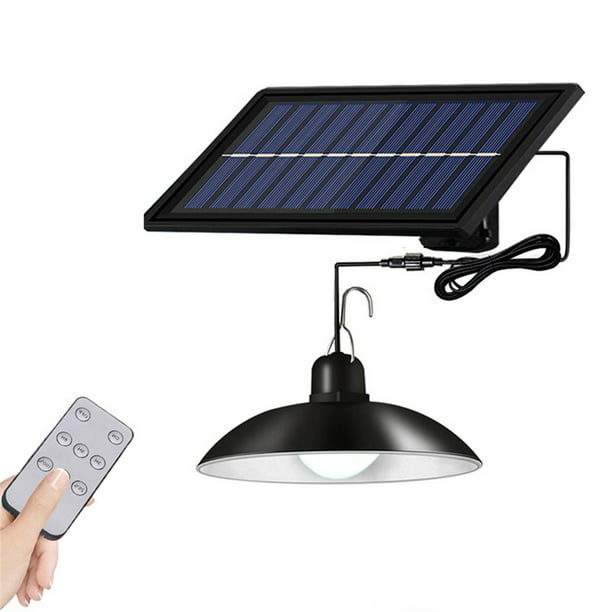 Rtr Solar Ceiling Lamp With Remote Control Chandelier Led Waterproof Outdoor Lighting Very Suitable For Gardens And Courtyards Double Head White Light Com - Waterproof Outdoor Led Ceiling Lights