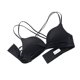 thumbnail image 4 of Sujetador sin costuras Wireless Thicken Sexy Hacer subir Underwear Lencería elástica transpirable, Negro, 80B Sweethay AP001256-15B, 4 of 7
